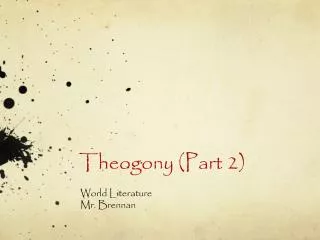Theogony (Part 2)
