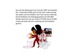Eva van den Berg opent op 2 januari 2007 een boetiek.