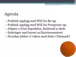 agenda