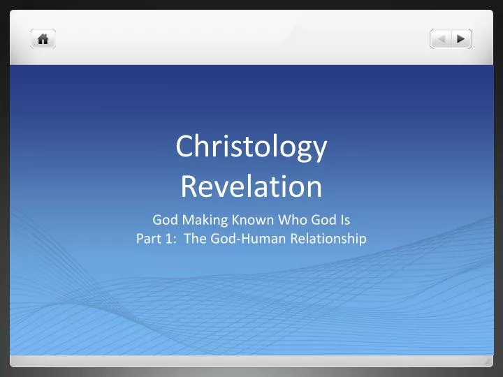 christology revelation