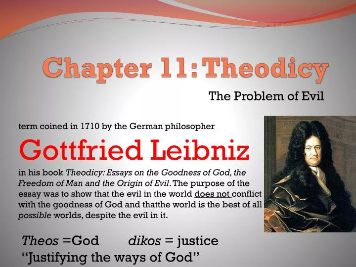 chapter 11 theodicy