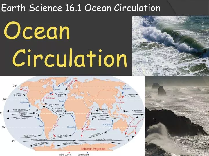 earth science 16 1 o cean circulation