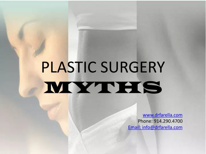 plastic surgery myths