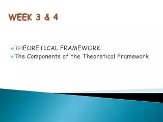week 3 4