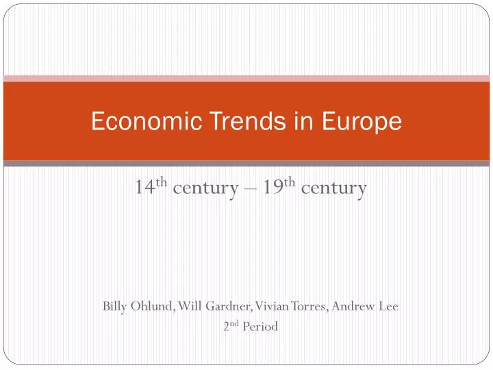 economic trends in europe