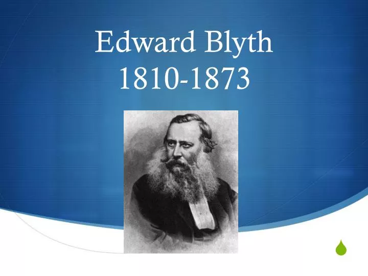 edward blyth 1810 1873
