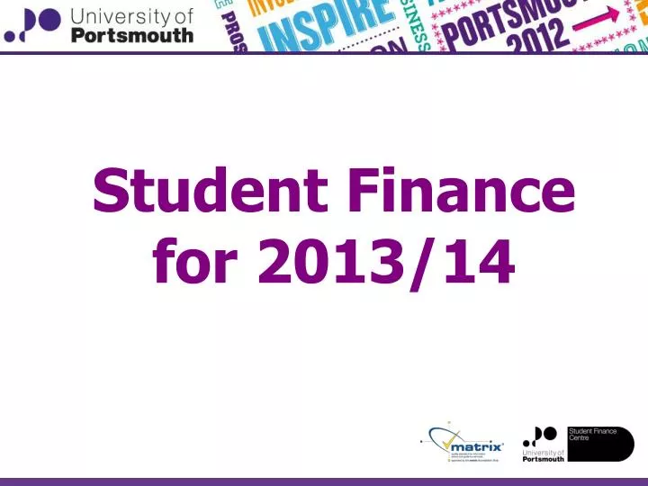 student finance for 2013 14