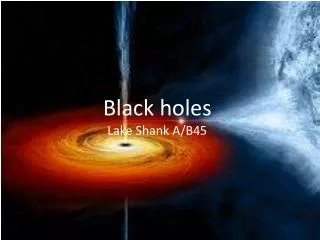 Black holes Lake Shank A/B45