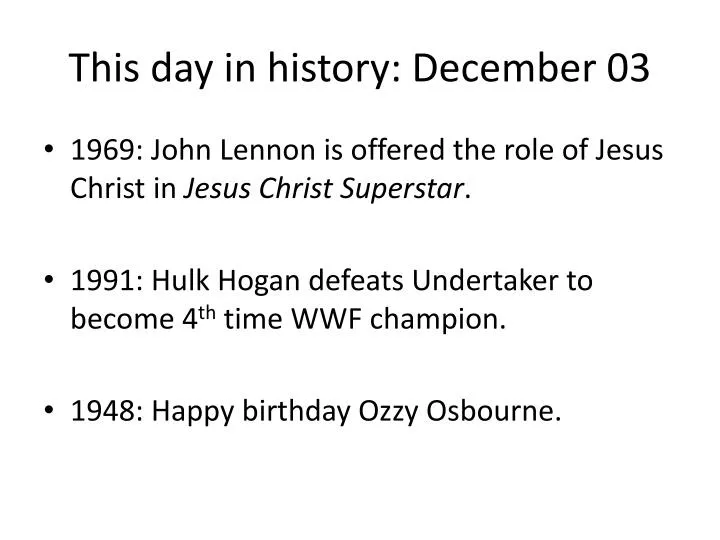 this day in history december 03