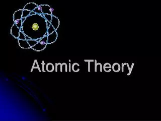 Atomic Theory