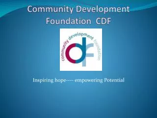 Community Development Foundation CDF