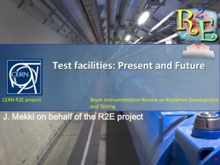 Test facilities: Present and Future