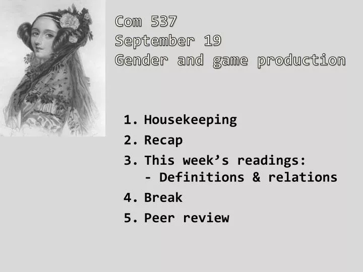 com 537 september 19 gender and game production
