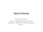 Matrix Review