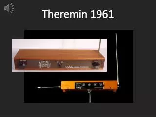 Theremin 1961