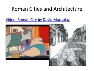 Roman Cities and Architecture
