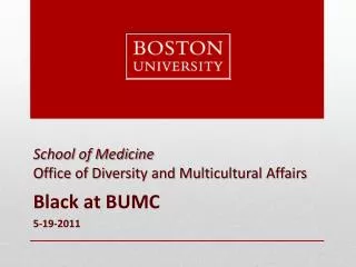 School of Medicine Office of Diversity and Multicultural Affairs