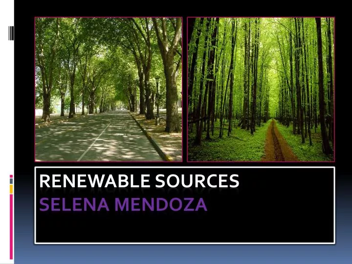 renewable sources selena mendoza