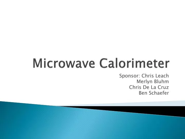 microwave calorimeter