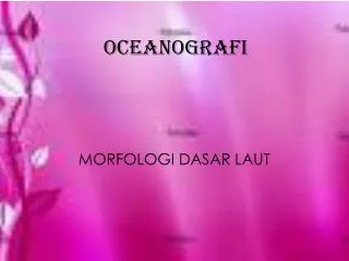 OCEANOGRAFI