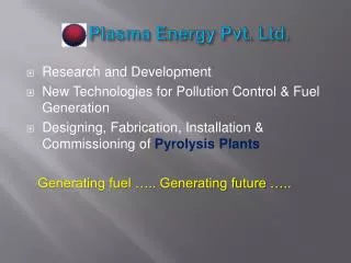 Plasma Energy Pvt. Ltd.