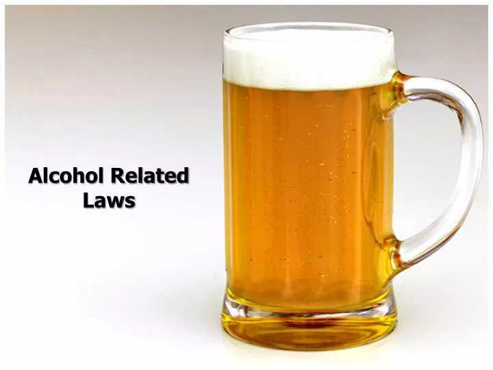 alcohol related laws
