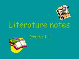 Literature notes