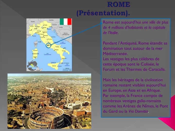 rome pr sentation