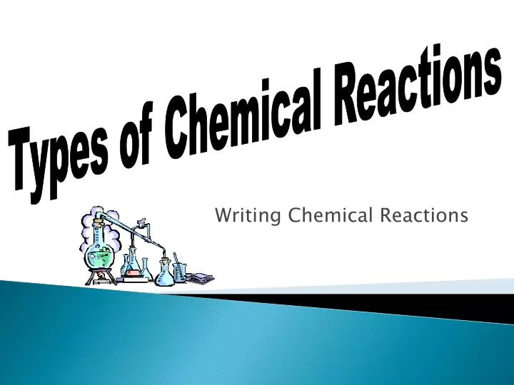 writing chemical reactions