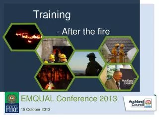 Training - After the fire
