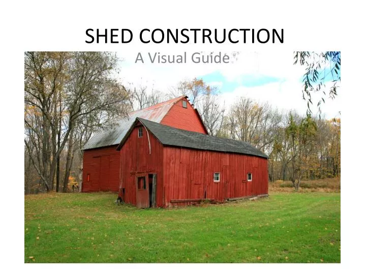 shed construction
