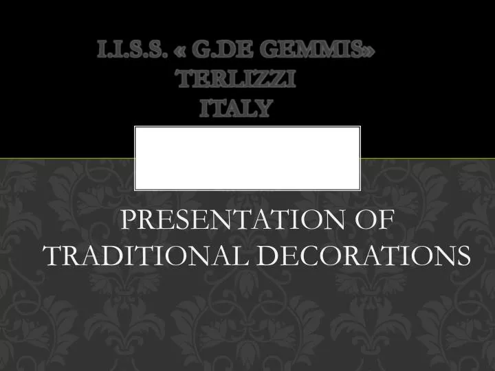 i i s s g de gemmis terlizzi italy