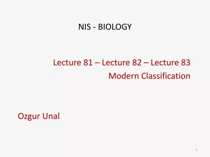 nis biology