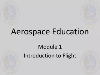 Aerospace Education