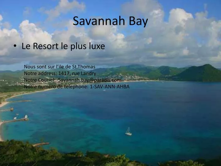 savannah bay