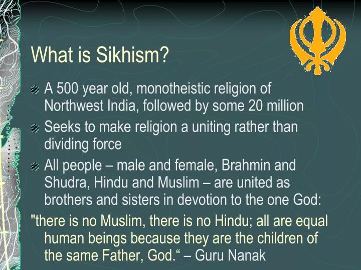 what is sikhism