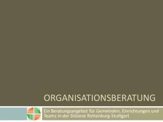 organisationsberatung