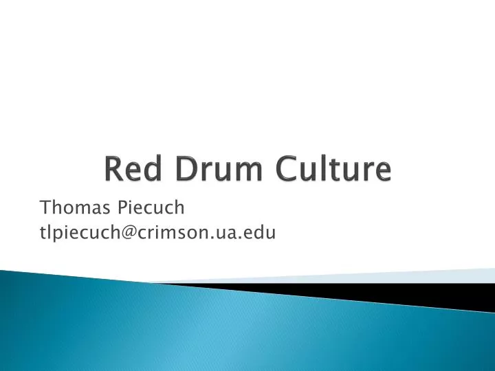 red drum culture