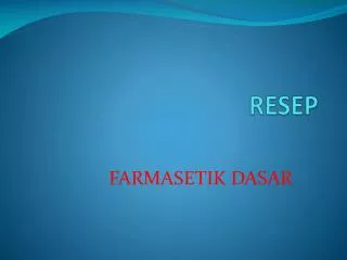 resep