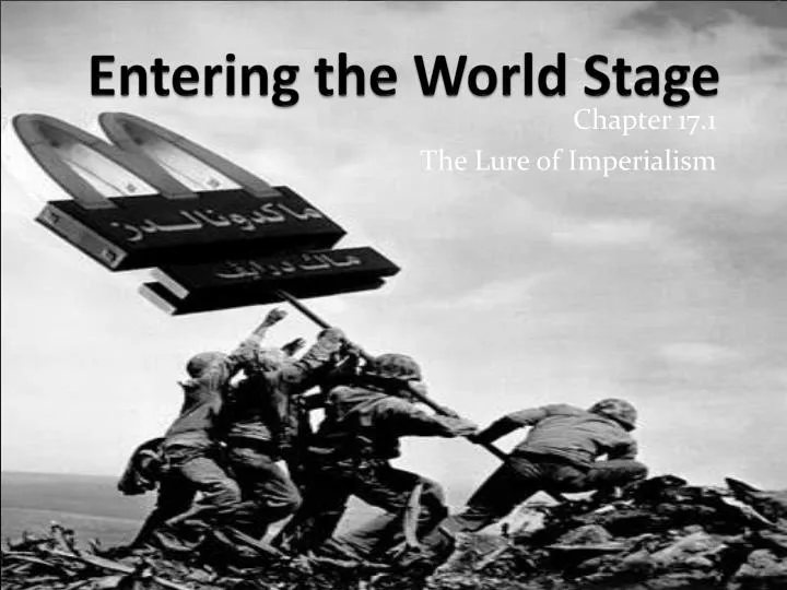 entering the world stage