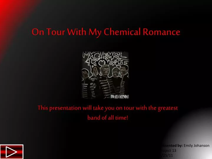 on tour with my chemical romance
