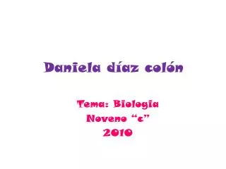 daniela d az col n