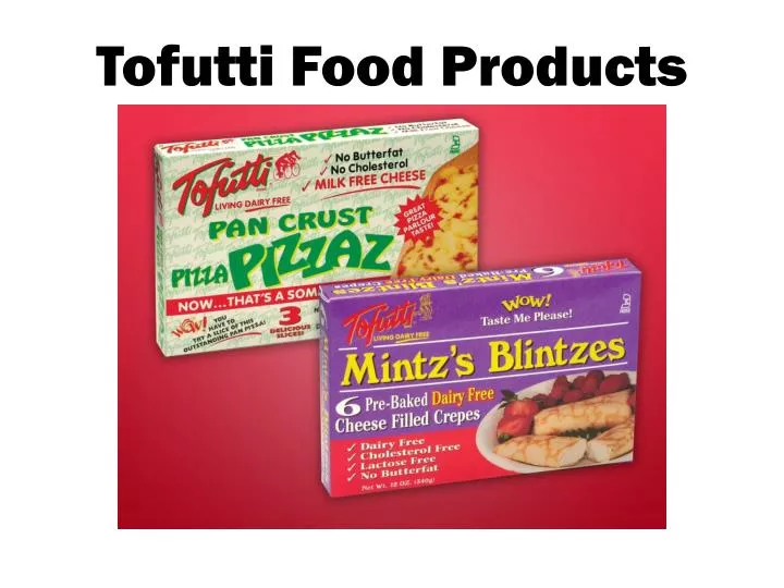 tofutti food products