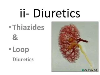 ii- Diuretics