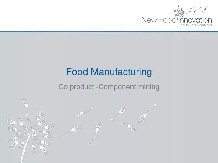 food manufacturing