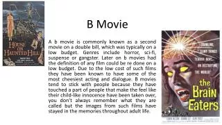B Movie