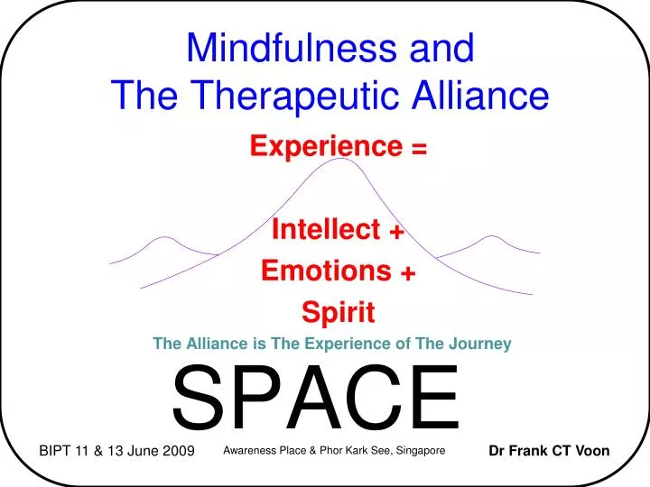 mindfulness and the therapeutic alliance