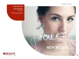 New Reaxys….