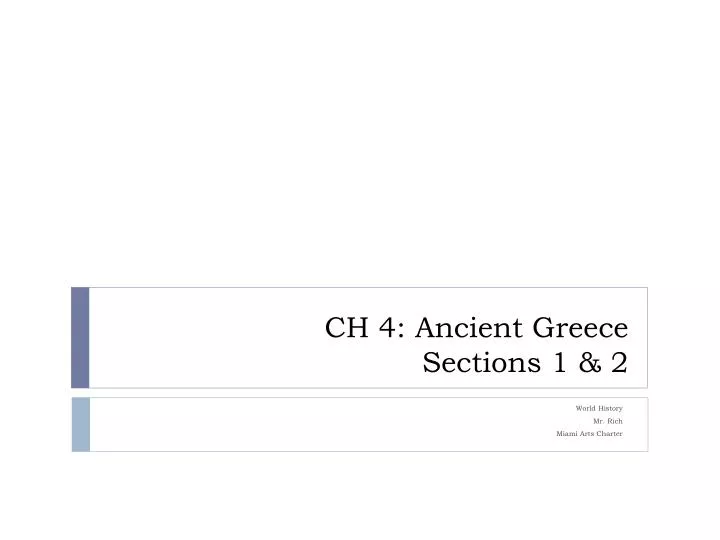 ch 4 ancient greece sections 1 2