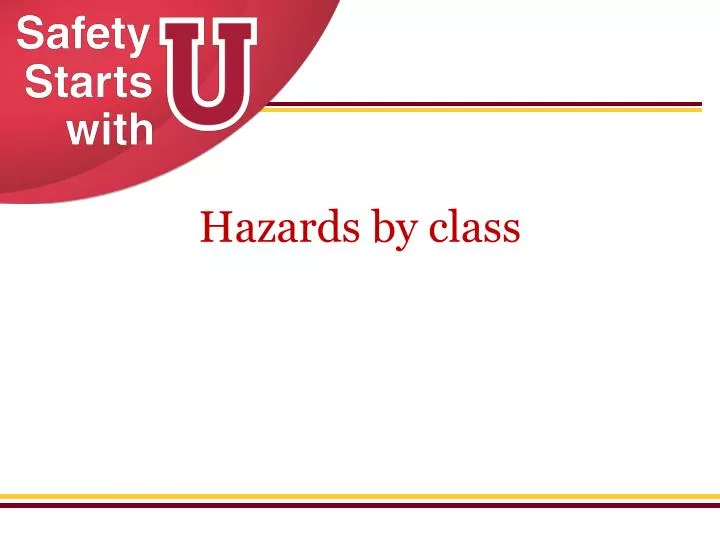 hazards by class